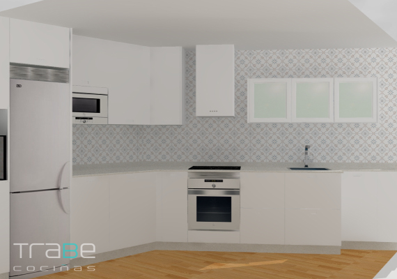 Proyecto cocina 3 Trabe Cocinas Lugo